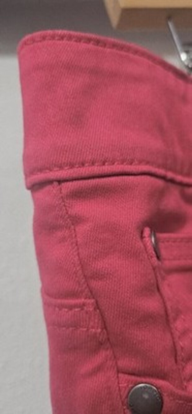 Torrid Women's Bomb Shell Skinny Super Soft Viva Magenta Stretch Jeans Sz 16S - Picture 10 of 11